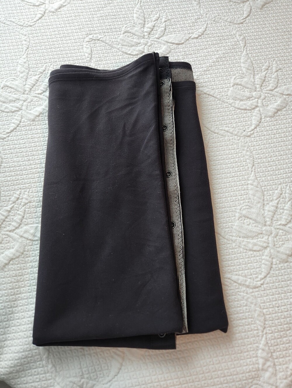 lululemon athletica Black Snap-Tab Detail Active Top